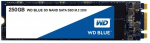 SSD WD Blue (M.2, 250GB, SATA III 6 Gb/s, 3D NAND Read/Write: 550 / 525 MB/sec, Random Read/Write IOPS 95K/81K)