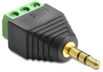 Adapter Stereo jack male 3.5 mm > Terminal Block 3 pin