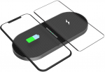 Platinet wireless charger 2x10W PWCDB