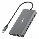 UNITEK D1019B HUB 8in1 USB-C 3.1