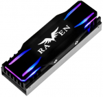 SilverStone SST-TP03-ARGB M.2 SSD cooler with ARGB, black