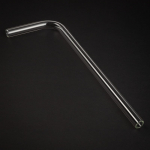 Alphacool HardTube 16/11mm 90&deg; borosilicate glass 10/30cm