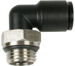10mm G1/4 plug fitting 90&deg; revolvable black (nickel coated)