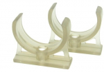 Alphacool Cape Coolplex bracket made of acrylic glass 2x pieces 50mm