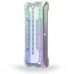 Singularity Computers Spectre 3.0 Elite Distroplate, Silver, with Integrated Digital RGB Lighting