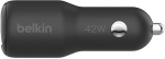 Belkin BOOST CHARGE 42W Dual USB-C Kfz-Ladeger&auml;t PD+PPS, b