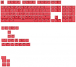 Glorious GPBT Basics Keycaps ANSI Revive Red