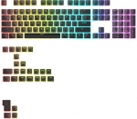 Glorious Aura V3 Keycaps ANSI Layout PBT Doubleshot Black