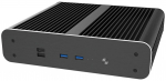 Akasa Euler CTX PC Geh&auml;use, Fanless Mini-Case, Thin-Mini-ITX - schwarz