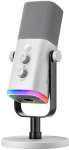 Fifine AM8W dynamic microphone with stand (white)