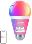 LEPRO B1 E27 LED Bulb with Bluetooth and Wi‑Fi, 806 lm