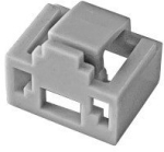 Blokada gniazda RJ45 przed nieautoryzowanym wpięciem, kolor szary (opakowanie 24 szt. + klucz) ALANTEC