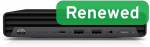 HP Renewed Grade B | EliteDesk 800 G6 Desktop Mini | Intel Core i5 | i5-10500 | 8 GB | SSD | 256 GB | Intel UHD Graphics