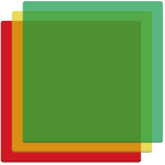 Falcon Series Three Colors Transparent Acrylic Sheets（10pcs) 300x300x3mm green red yello