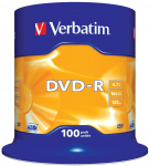 Verbatim DVD-R Matt Silver 4.7 GB 100 pc(s)