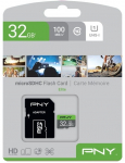 PNY Memory card microSDHC Elite 32GB P-SDU32GU185GW-GE