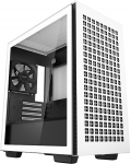 Deepcool CH370 Side window White Micro ATX Power supply included No