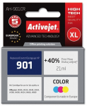 Activejet AH-901CR Ink (replacement for HP 901 CC656AE; Premium; 21 ml; colour)
