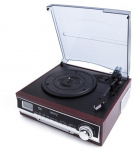 Camry Premium CR 1168 audio turntable Black, Wood