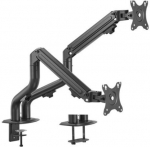 Gembird Adjustable Dual Monitor Desk Mount, 17"-32", 8kg