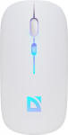 Defender Wireless mouse silent click TOUCH MM-997 battery 800/1200/1600 DPI white