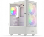 Krux VAKO KRXD005 White Case with 2.5" and 3.5" Bays, 120mm and 140mm Fans