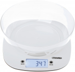 Adler Kitchen Scale with Bowl MS 3179w, 1g Graduation, LCD, White