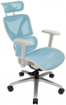ThunderX3 XTC Ergonomischer B&uuml;rostuhl - wei&szlig;/blau