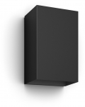 Philips Hue WCA Resonate Outdoor Wall Lantern, Black | 8 W | 2000-6500 Hue White Colour Ambiance