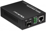 Qoltec Media Converter SWITCH Ethernet 1x RJ45 1x SFP
