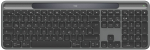Logitech Signature Slim Solar+ K980 keyboard Universal RF Wireless + Bluetooth QWERTZ German Graphite