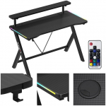 Huzaro Hero 1.9 RGB Gaming Desk Black