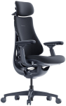 LiberNovo Omni office chair, active backrest, massage - black