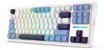 Redragon K728WBB-RGB-PRO Antonium Pro KB USB/RF/BT White/Blue