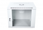 Digitus Patching wardrobe hanging n/d 19 9U S / 600 G / 450 gray, glass door, removable side panels