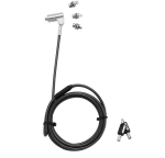 Dicota Universal Sec.Cable Lock,3Exchangeable,masterkeyed