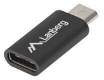 LANBERG AD-UC-UM-01 USB-C to Micro-USB Adapter Black