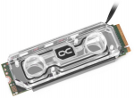 Alphacool HDX Apex Acrylic aRGB M.2 2280 SSD Water Cooler