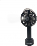 RealPower Ventilator Mobile Fan Spray schwarz Spr&uuml;hnebel