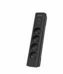 Philips surge protector 2m SPN7040BA/60 Black