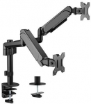 Gembird adjustable desk dual monitor arm, 17-32", up to 9 kg