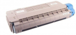 Peach Toner OKI C710711 cyan 44318607 remanufactured
