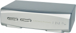 Lindy KVM Switch Pro - 2 Port DisplayPort 1.2, USB 2.0, Audio