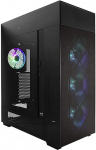 InWin Modfree Deluxe Big-Tower Case with Tempered Glass - Black
