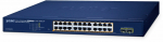 Planet 24-Port Poe Web Smart Switch GS-2210-24P2S