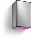 Philips Hue WCA Resonate Outdoor Wall Lantern, Inox | 8 W | 2000-6500 Hue White Colour Ambiance