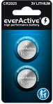 Lithium battery mini everActive CR2025 - blister 2 pcs.