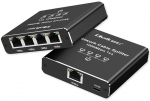 Qoltec Splitter Ethernet mini SWITCH 1x4 RJ45