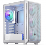 Endorfy Arx 500 ARGB Case, ATX Mid-Tower, 4x140mm ARGB, White