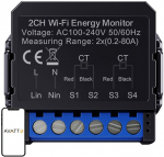 AVATTO WiFi WPM16-2 smart bi-directional energy meter